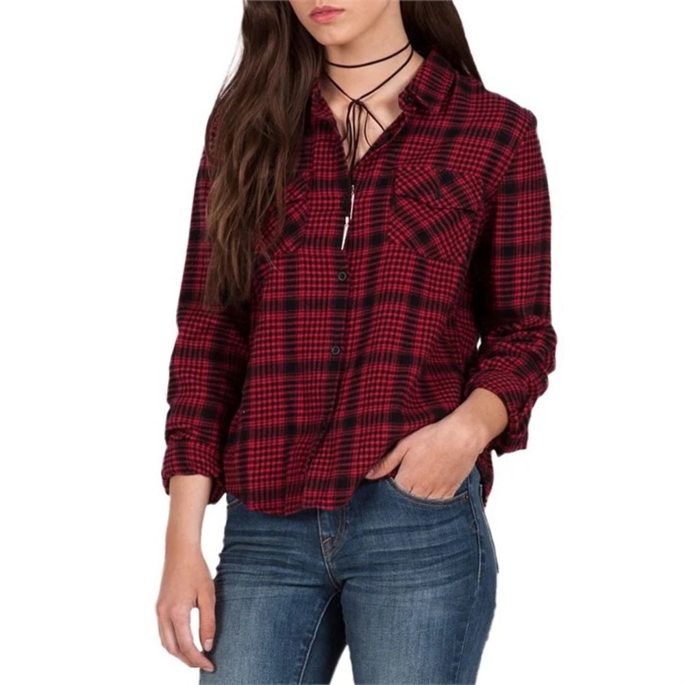 the Volcom Lodge Life Long-Sleeve Flannel